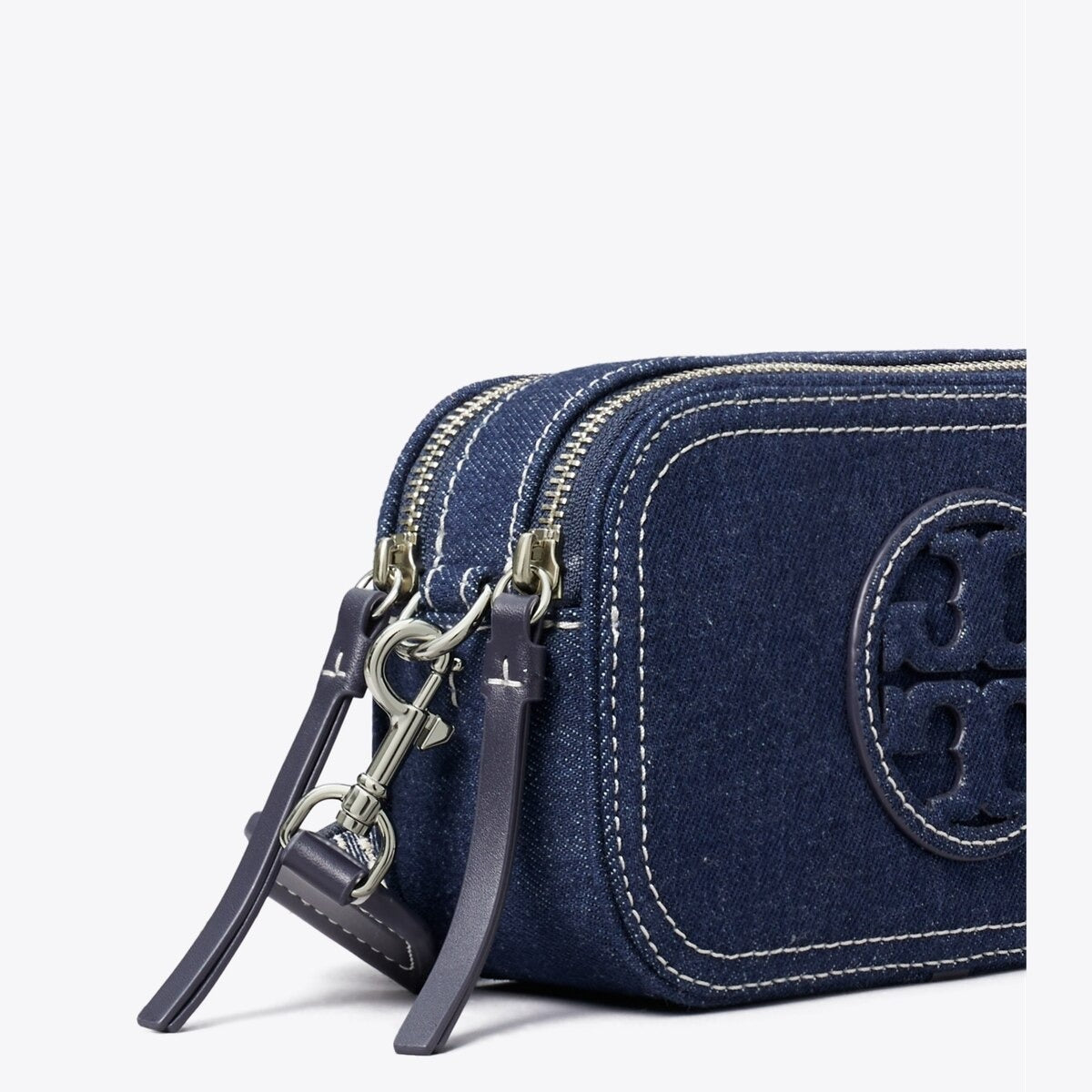 Miller Denim Mini Crossbody Bag - Royal Navy