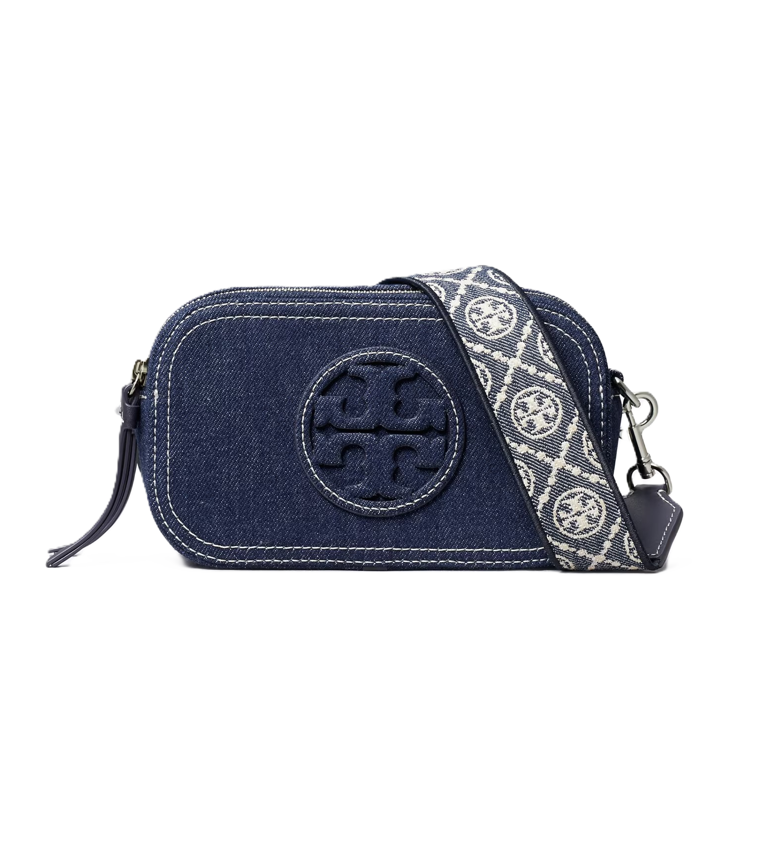 Miller Denim Mini Crossbody Bag - Royal Navy