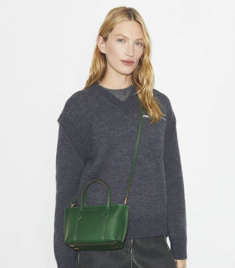 Perry Mini Tote - Dark Kale