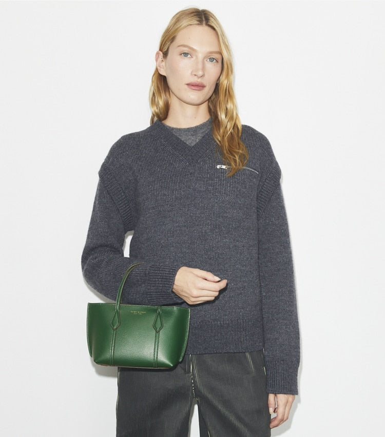 Perry Mini Tote - Dark Kale
