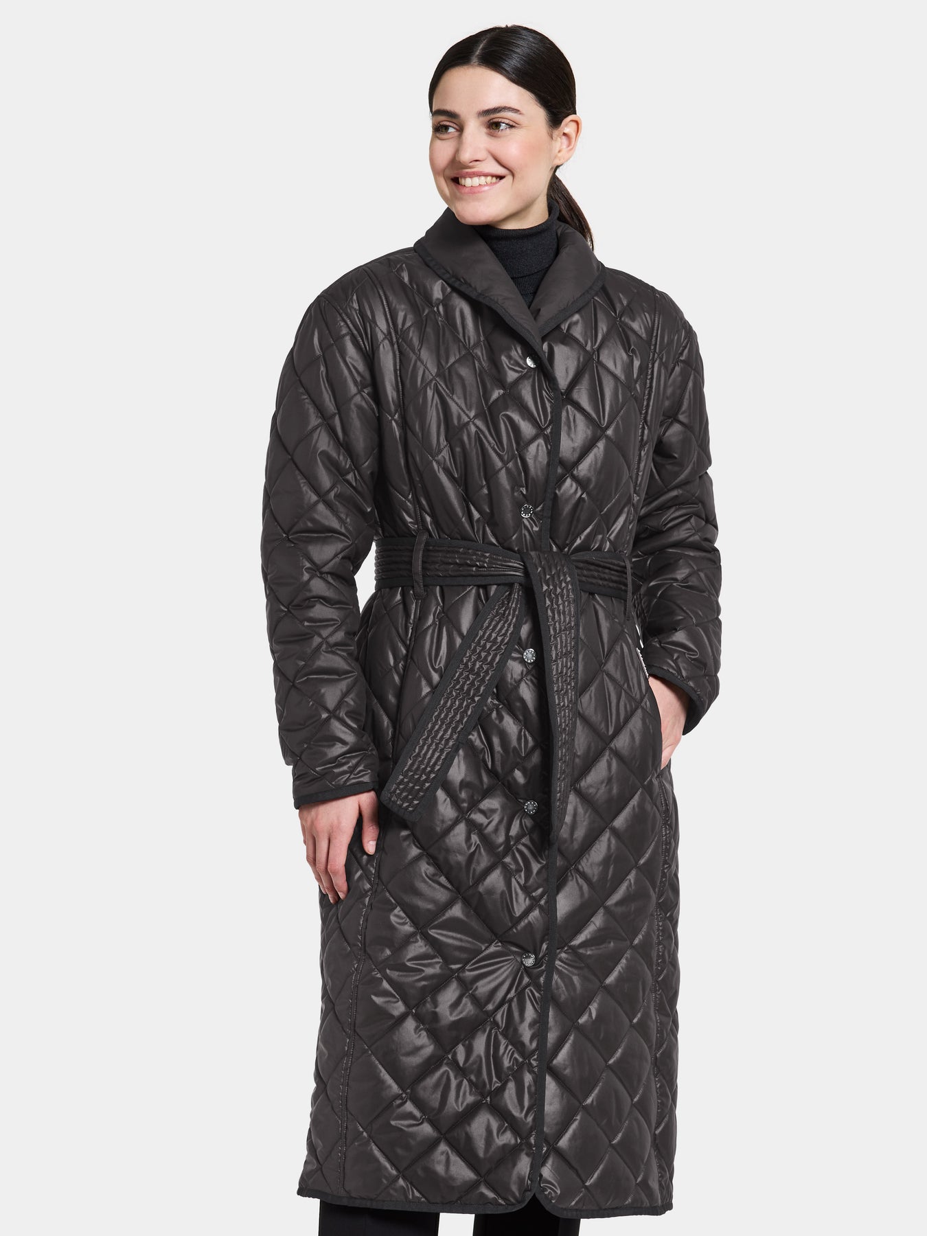 Didriksons Mirjam Coat Long - Svart