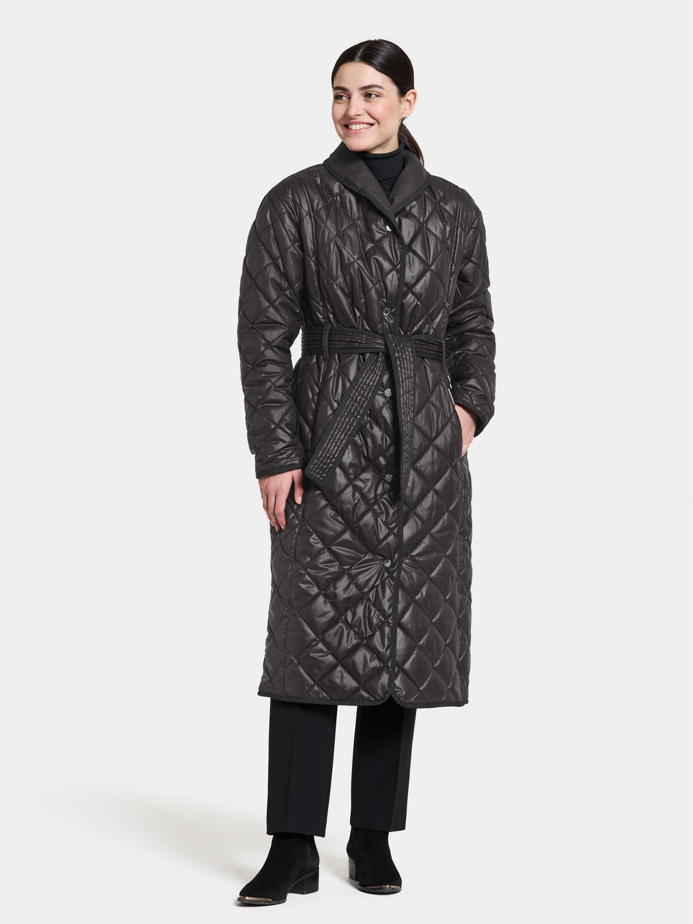 Didriksons Mirjam Coat Long - Svart