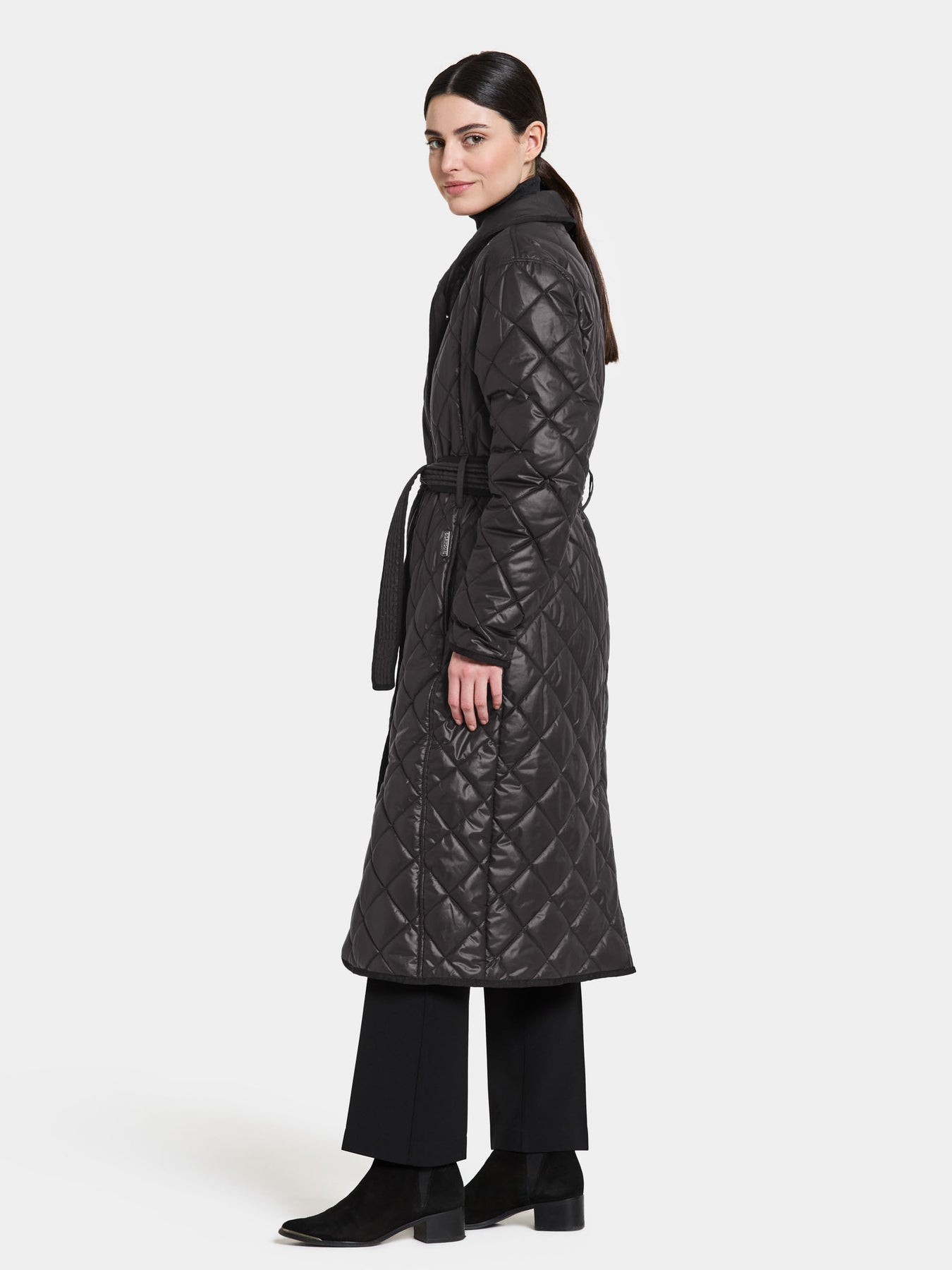 Didriksons Mirjam Coat Long - Svart