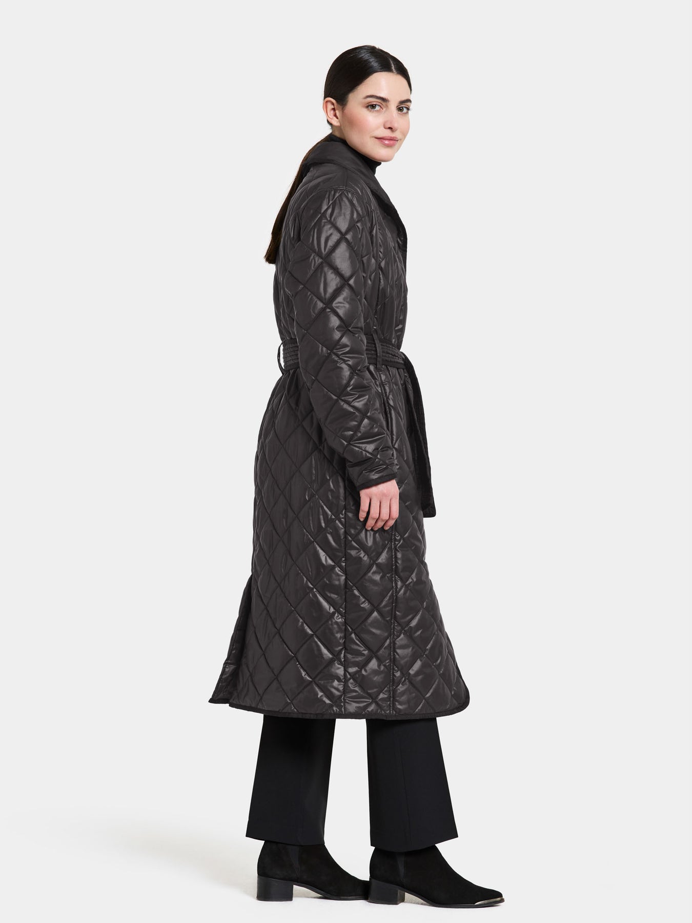 Didriksons Mirjam Coat Long - Svart