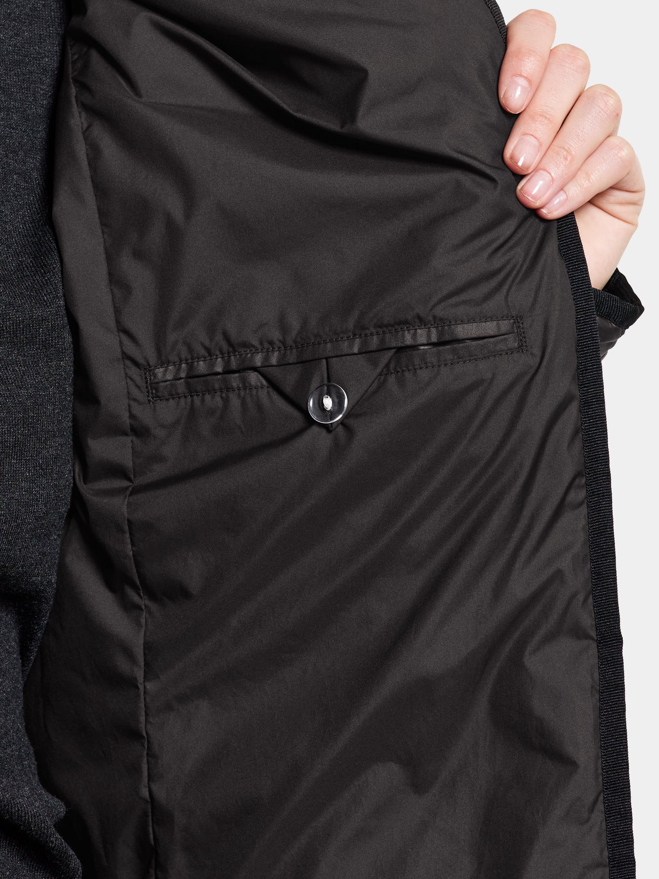 Didriksons Mirjam Coat Long - Svart