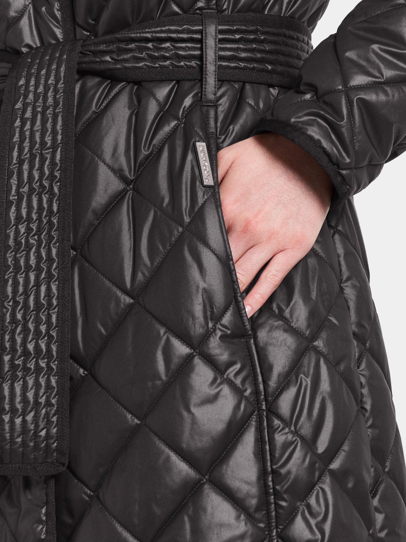 Didriksons Mirjam Coat Long - Svart