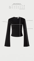 Arcade Long Sleeve Top - Svart