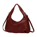 Peony Hobo Bag - Mörkröd