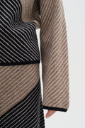 RancelIW Pullover - Mocha Grey/Black