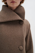 PerryIW Short Coat - Mocha Grey Melange
