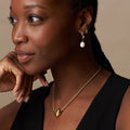 Pearl Mini Micro Hoop - Guld