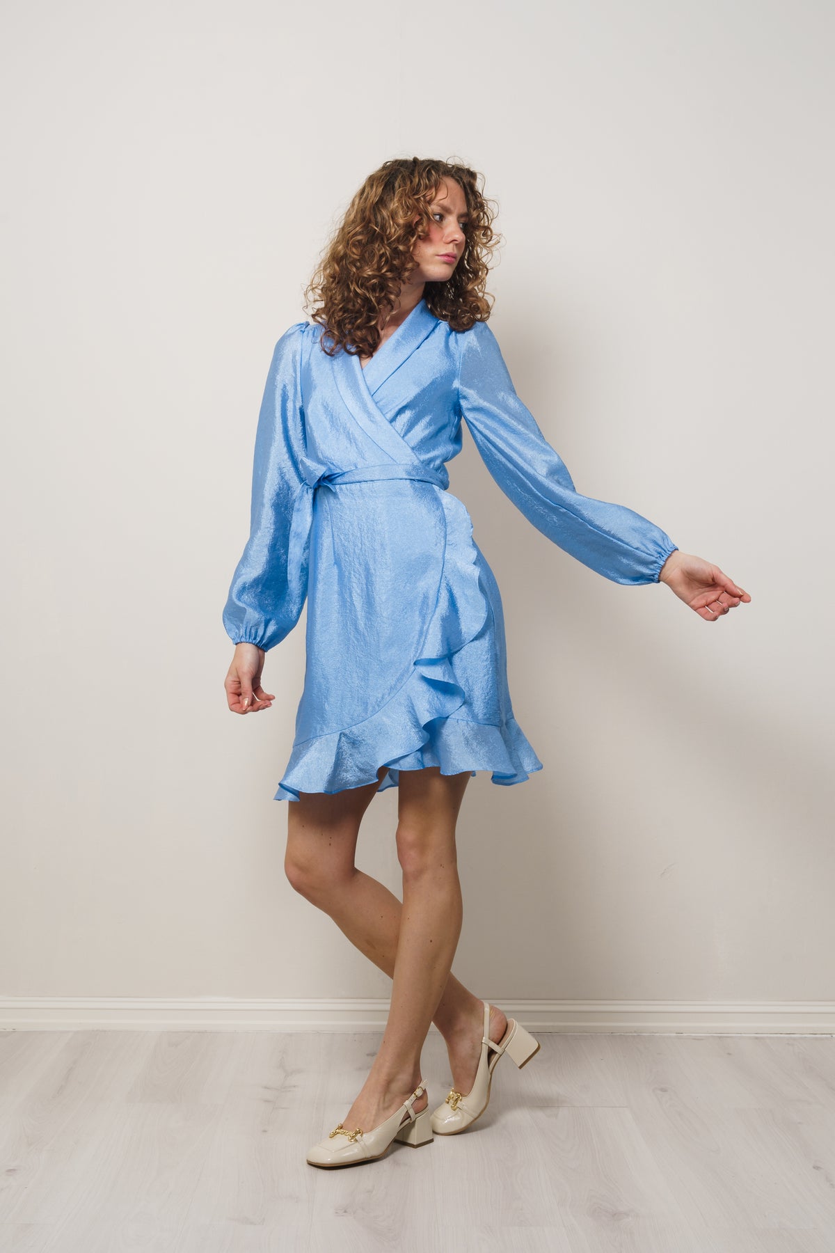 Linda Dress - Vista Blue