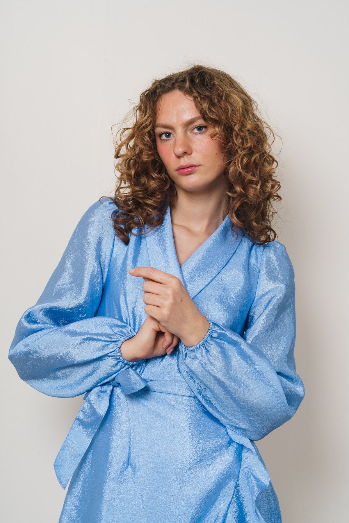 Linda Dress - Vista Blue
