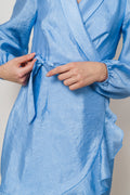 Linda Dress - Vista Blue