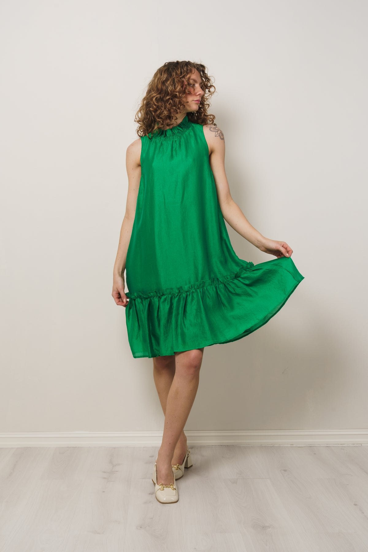 MoniqueCC Halterneck CropDress - Green