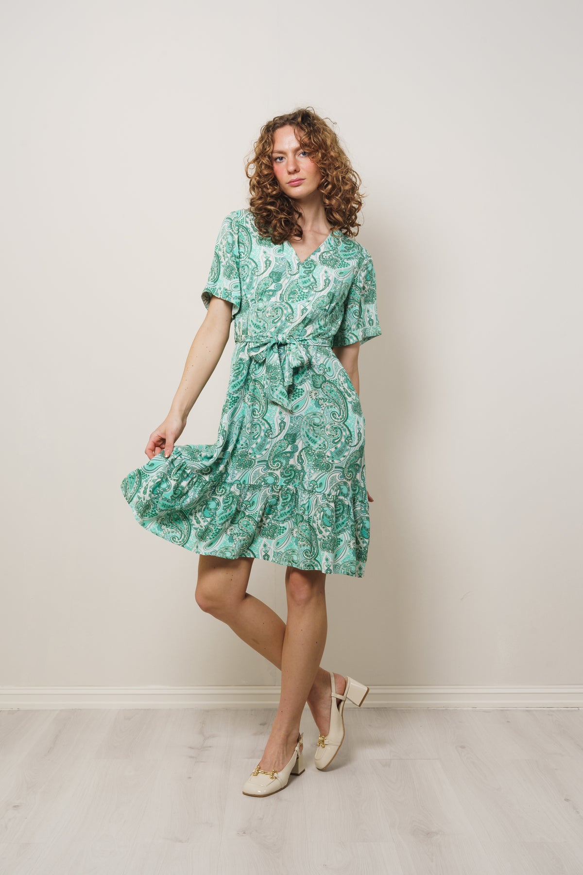 Bridget Dress - Jade Green