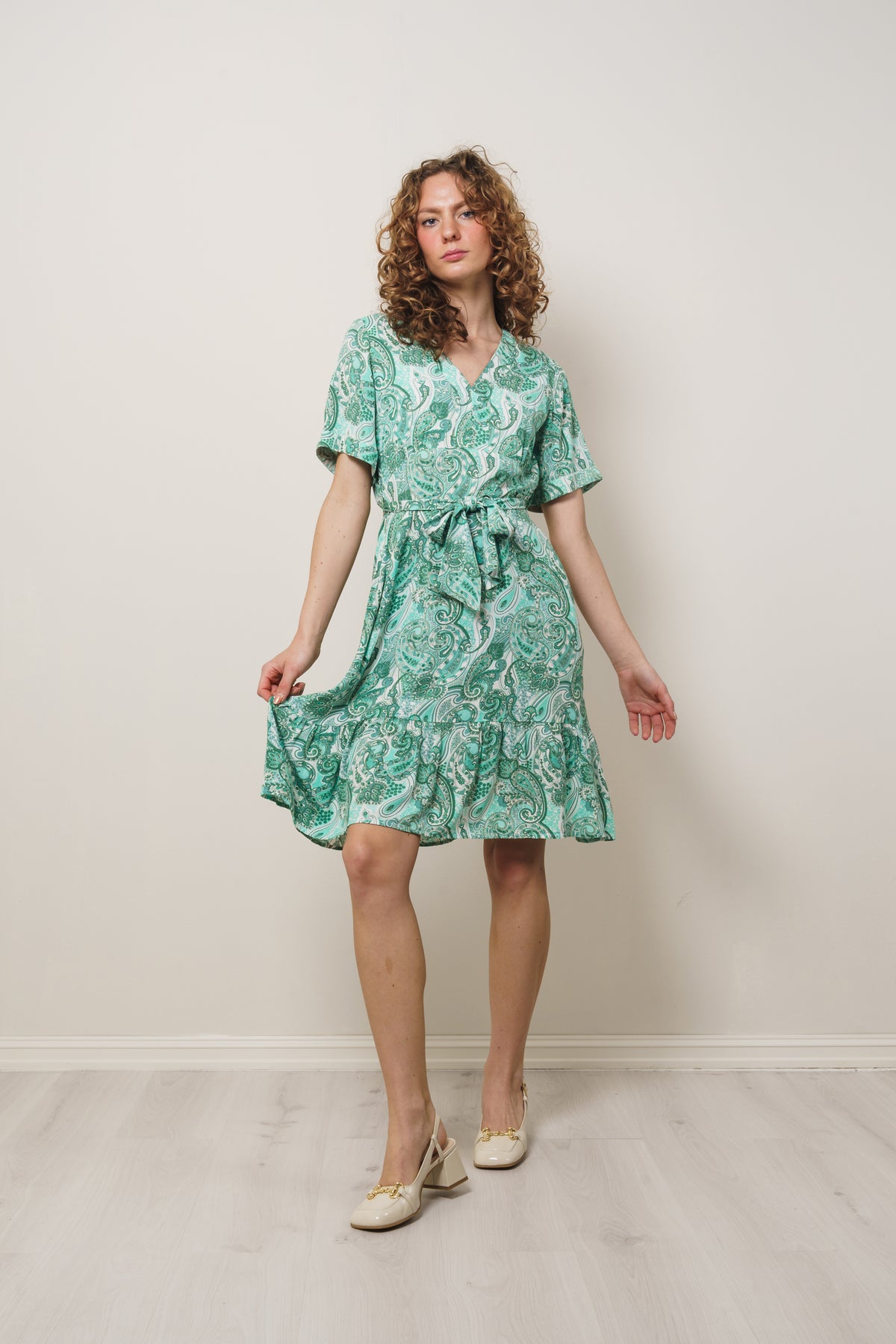 Bridget Dress - Jade Green