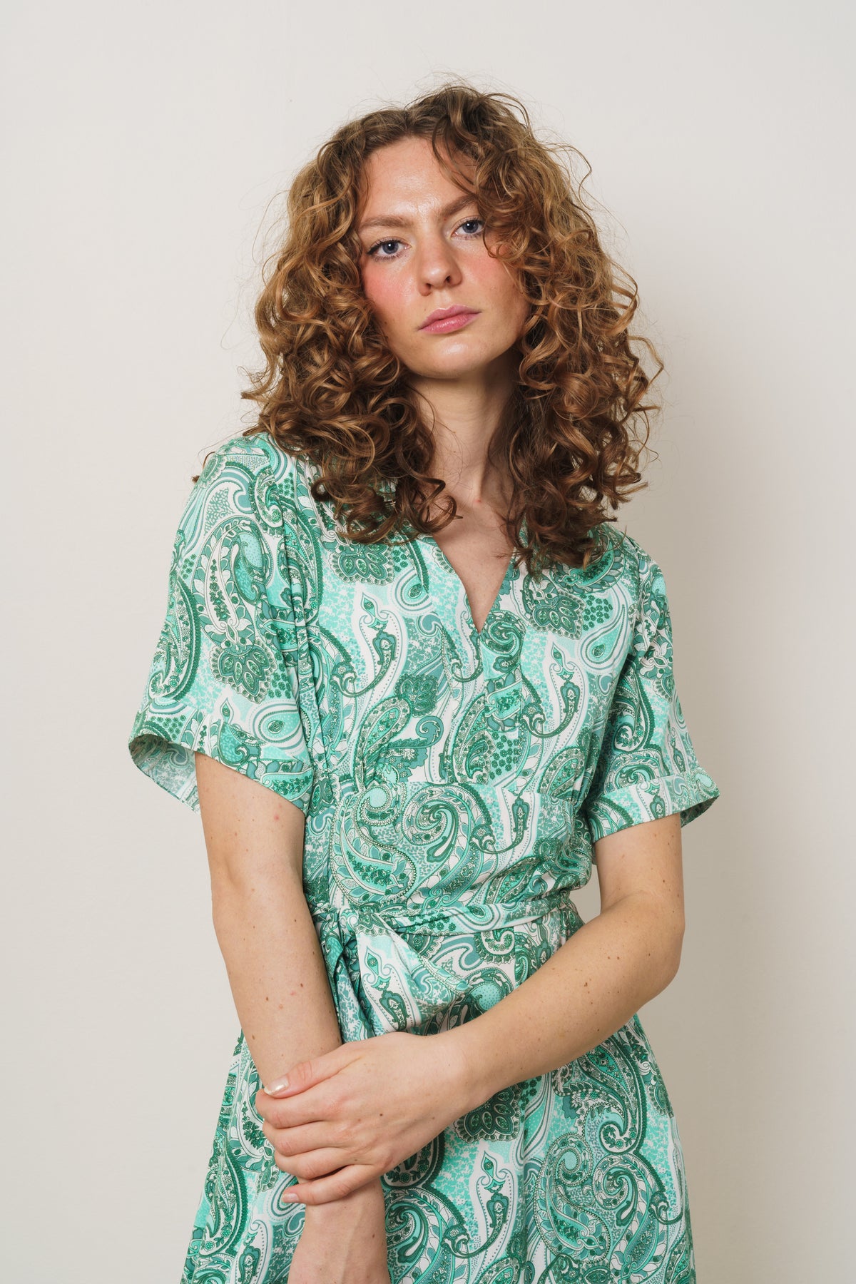 Bridget Dress - Jade Green
