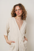 Evita-Malvina 2/4 Playsuit B - Sandshell