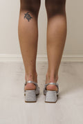 Gina Big Buckle - Silver