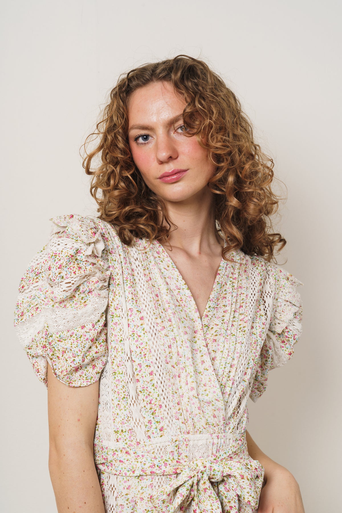 Shanni Dress - White Print