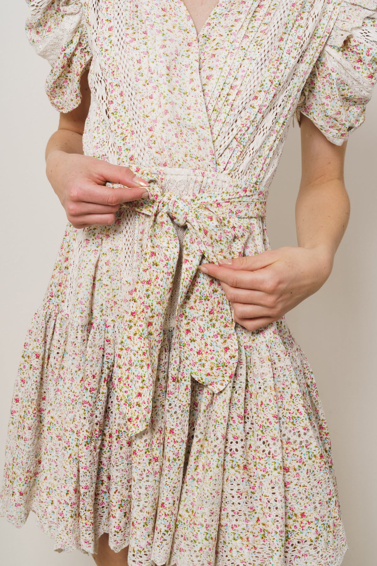 Shanni Dress - White Print
