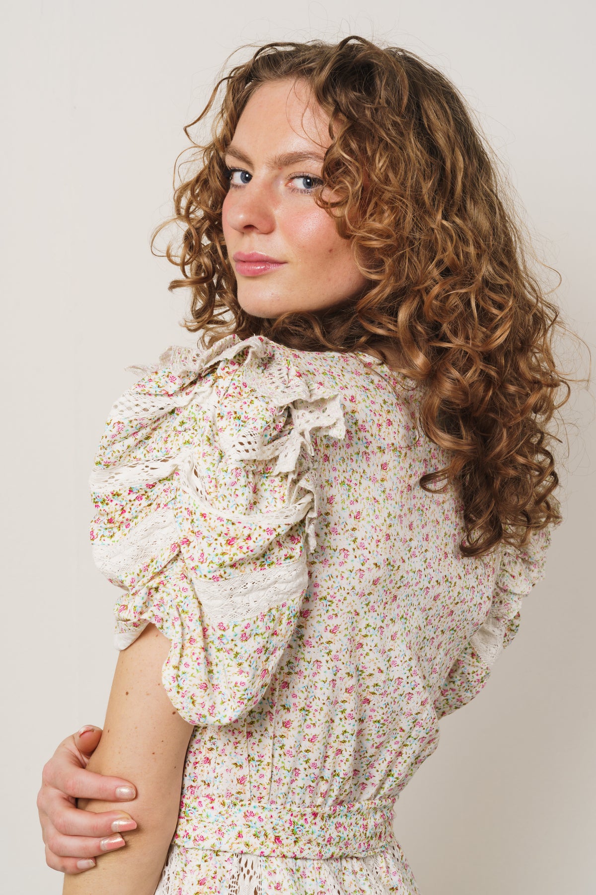 Shanni Dress - White Print