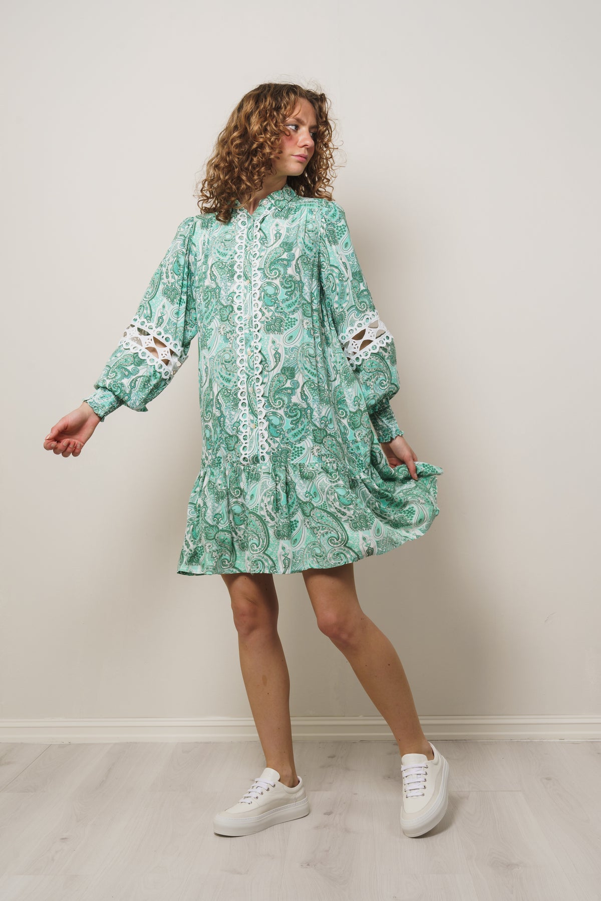 Teresa Dress - Jade Green