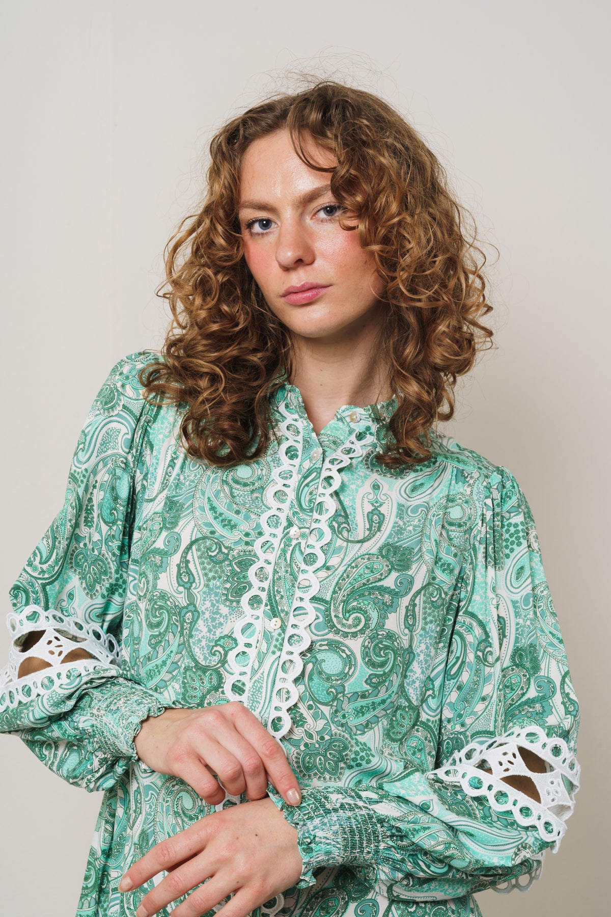 Teresa Dress - Jade Green