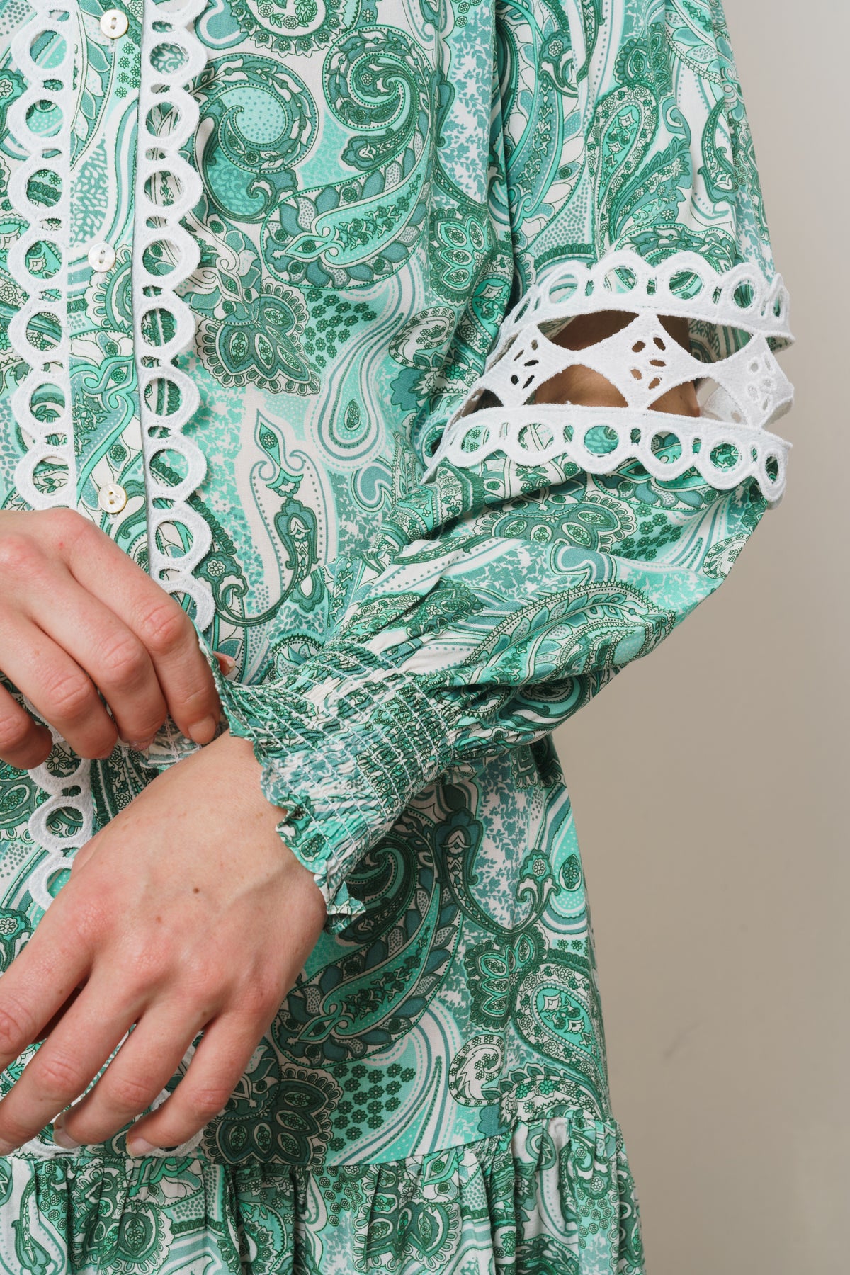 Teresa Dress - Jade Green