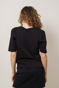 Tiffa Organic 2/4 Puff Tee - Black