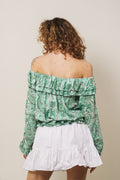 Miley Blouse - Jade Green