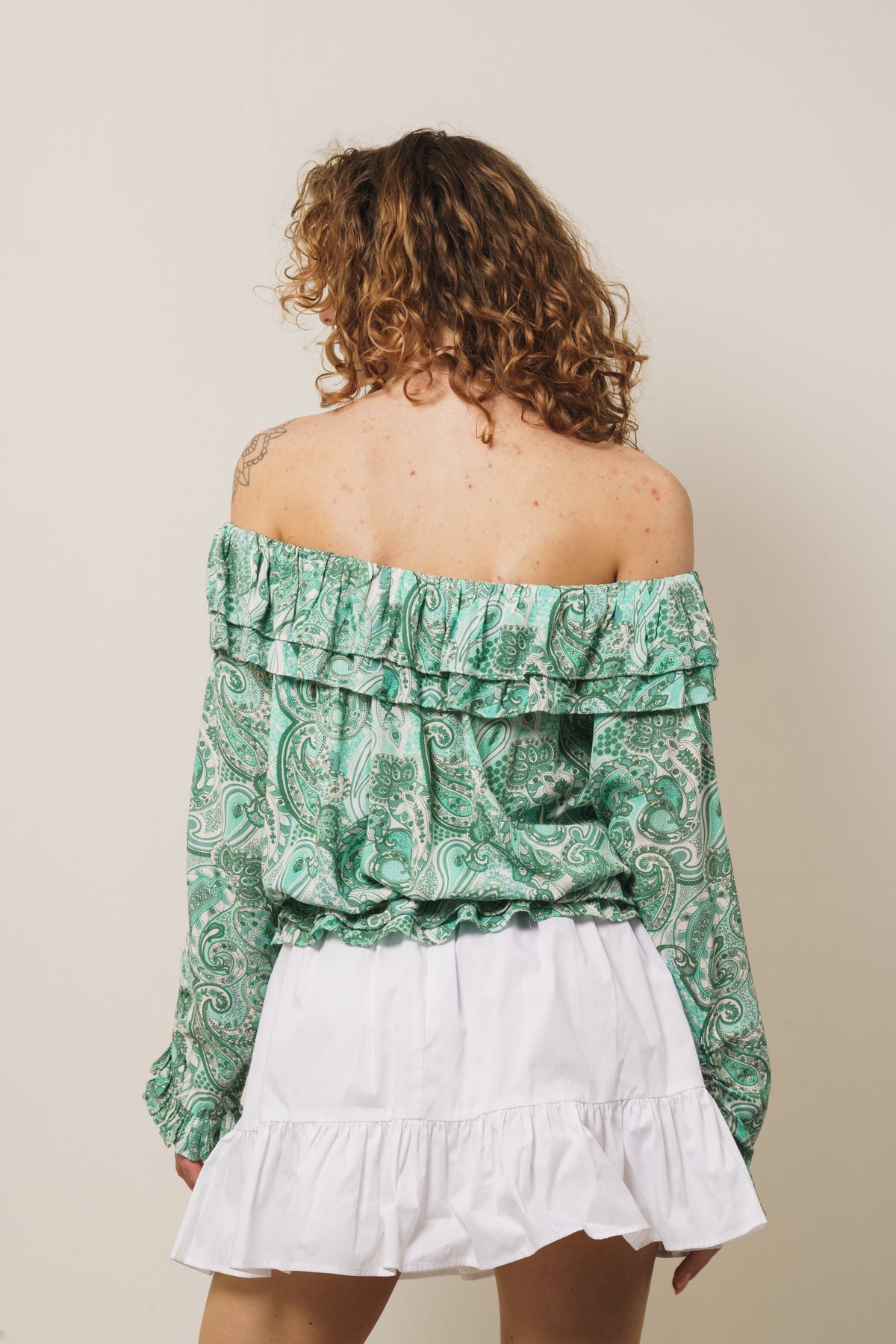 Miley Blouse - Jade Green