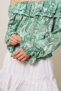 Miley Blouse - Jade Green