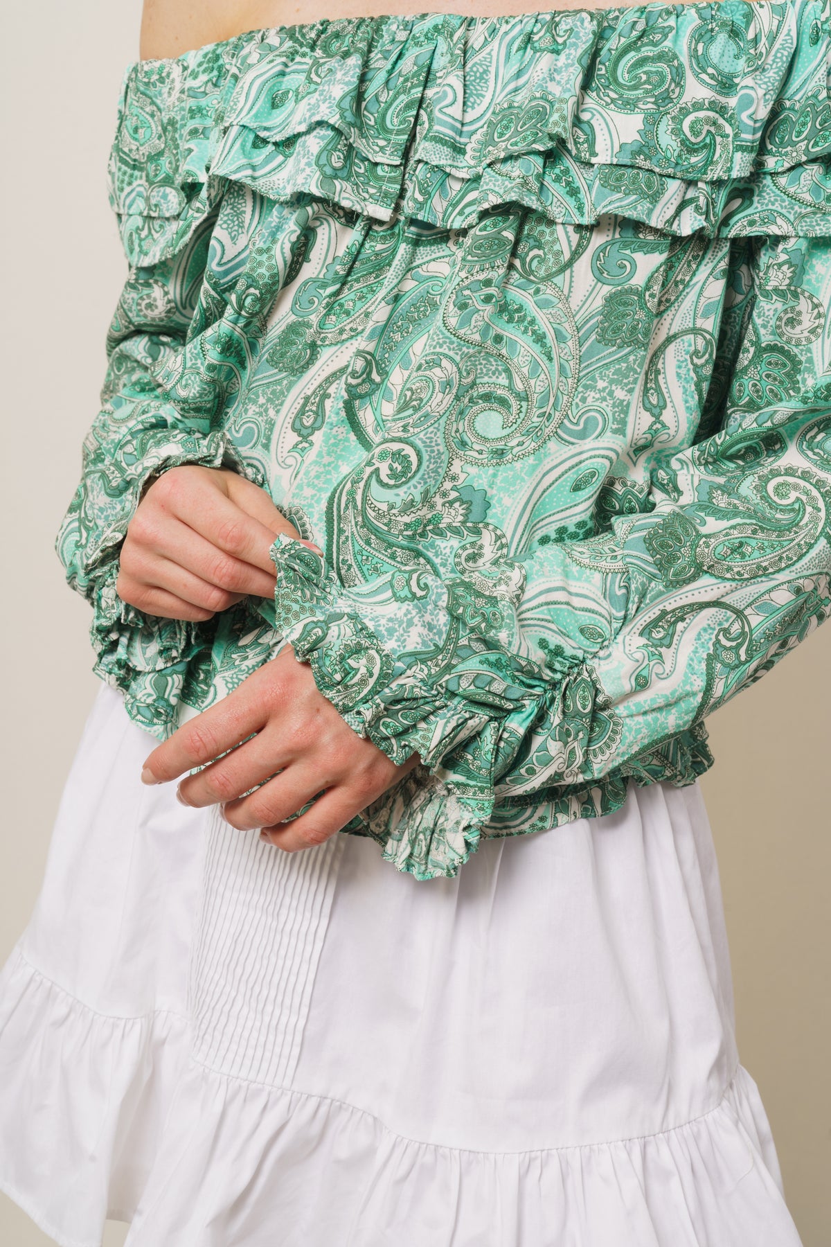 Miley Blouse - Jade Green