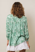 Greta Blouse - Jade Green