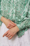 Greta Blouse - Jade Green