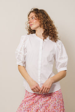 Maribel Cenilla 2/4 Shirt - Bright White