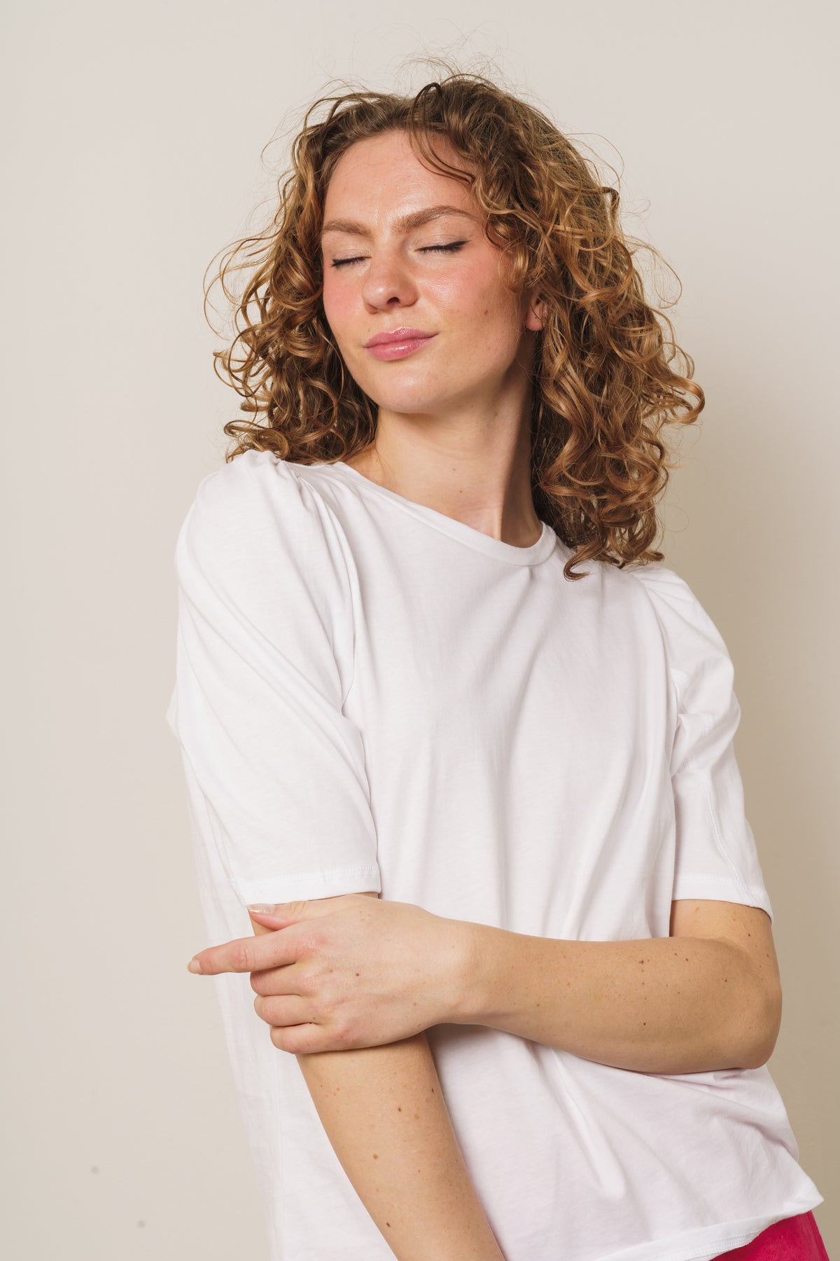 Tiffa Organic 2/4 Puff Tee - Bright White