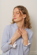Marna Pysj Set - Striped Blue