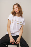 Coco Signature Tee - Whitewalnu