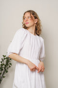 Eli Linen Dress - White