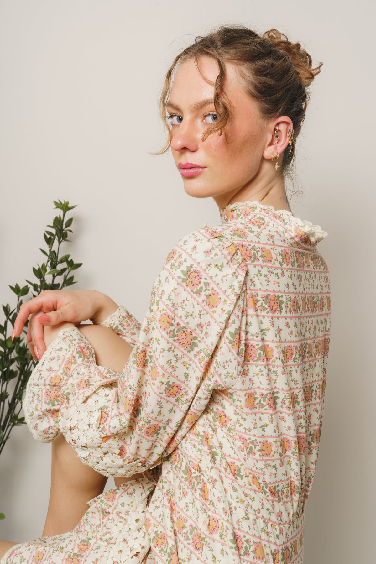 Yasnoru 3/4 Shirt Dress - Birch