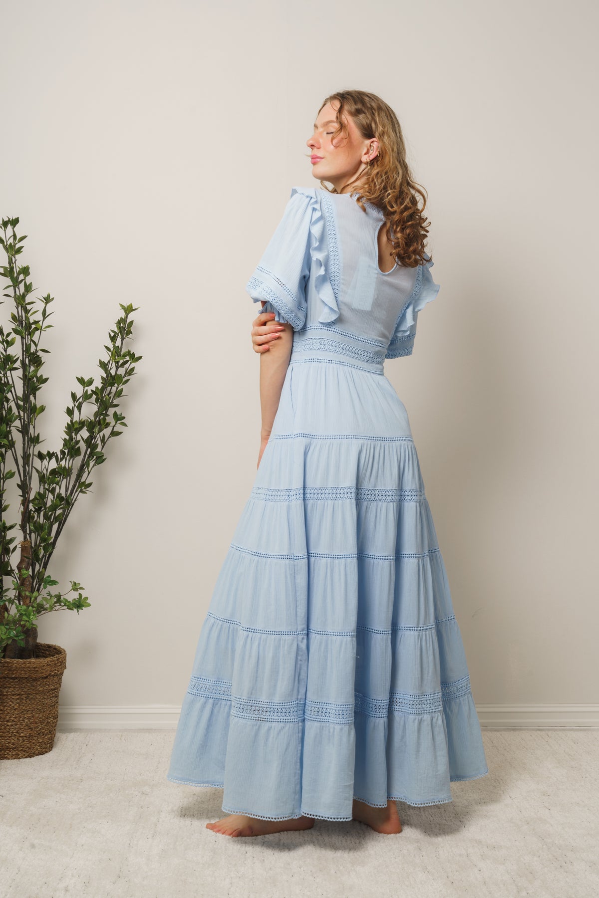 Loisa Dress - Powder Blue
