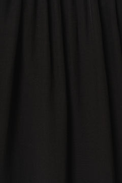Sunrise Flow Crop Dress - Black