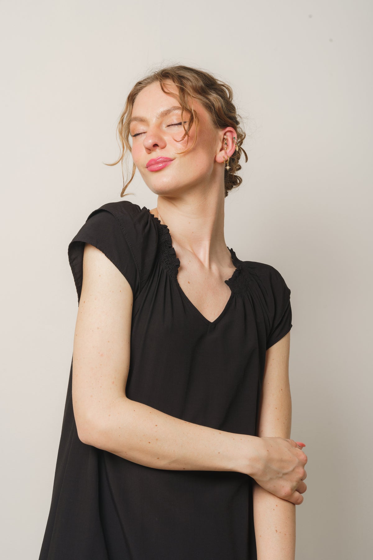 Sunrisecc Crop Dress - Black