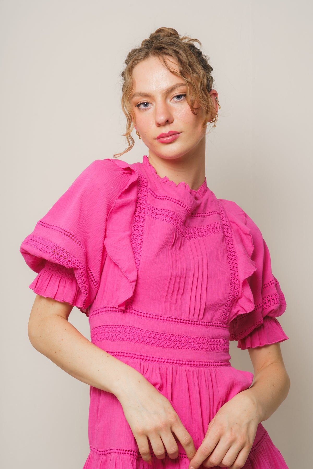 Katia Dress - Fandango Pink
