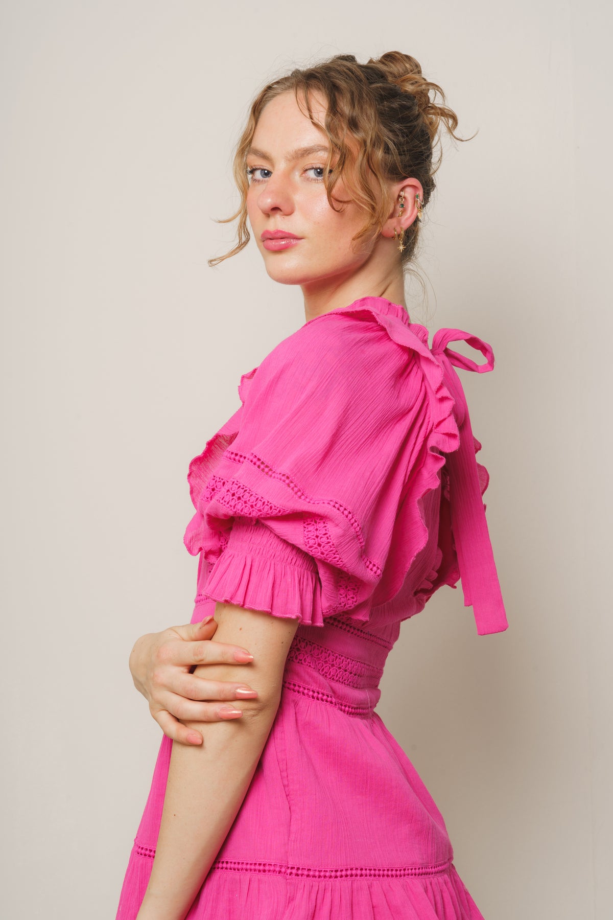 Katia Dress - Fandango Pink