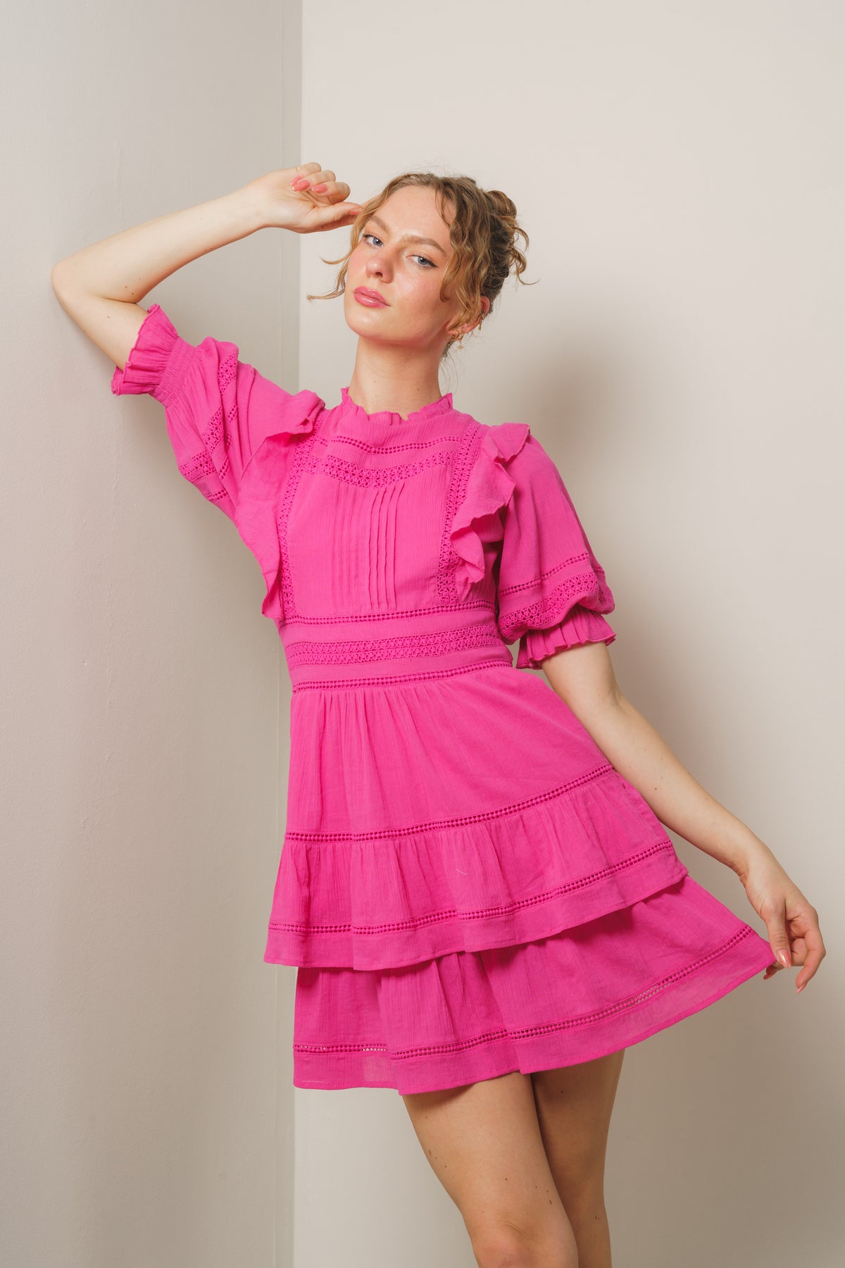 Katia Dress - Fandango Pink