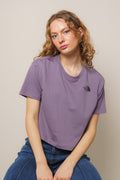 W Cropped Simple Dome Tee - Lunar Slate